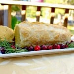 vegan turkey roast slice